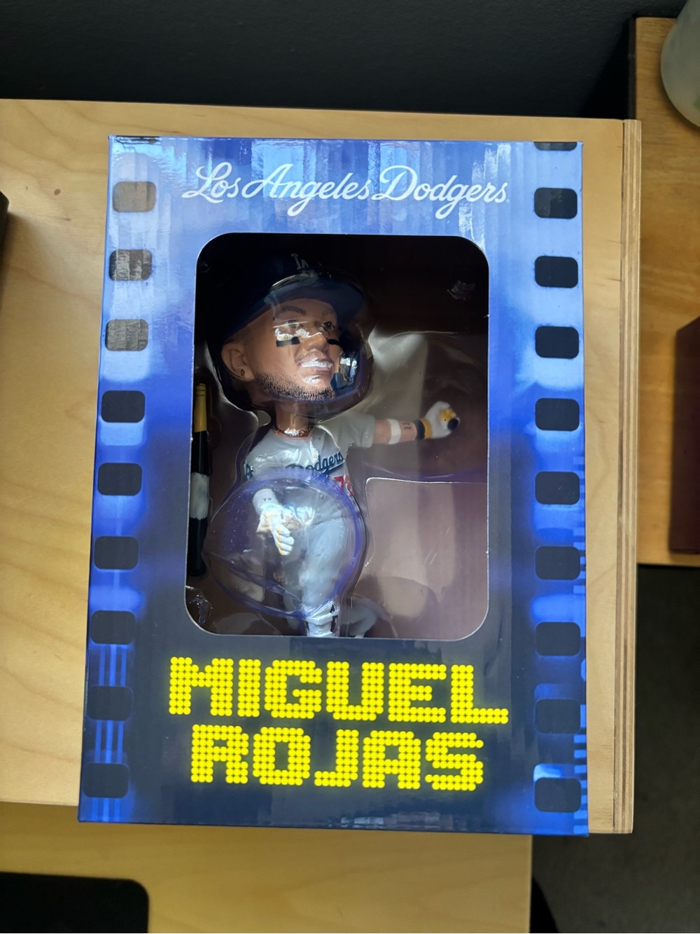 2026 Miguel Rojas Los Angeles Dodgers Collectible Bobblehead - Blue/White
